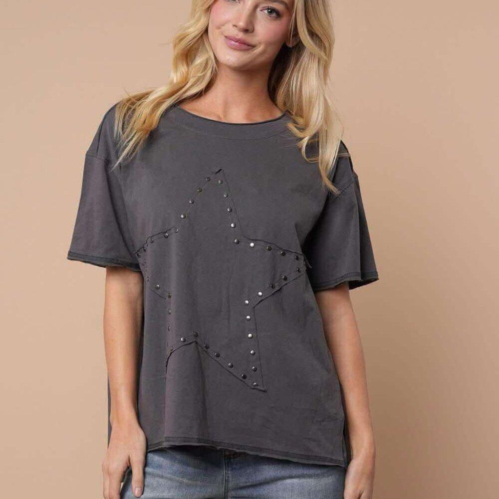 WHITE BIRCH CHARCOAL TEE NEW XL